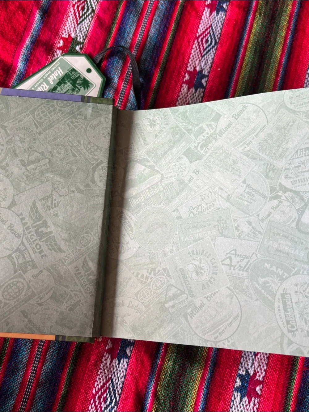 Vintage Red Convertible Photo Album